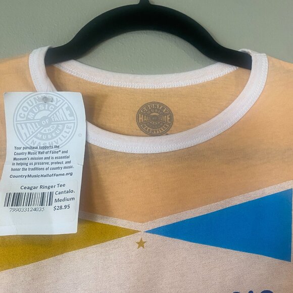 NWT Country Music Hall of Fame Ringer Tee - Picture 3 of 4